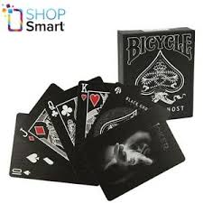 2x bicycle black tiger playing cards standard poker magic uspcc decks us. Black Ghost Playing Cards Off 72 Medpharmres Com
