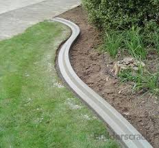 Create A Concrete Garden Edging