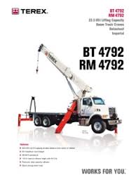 Terex Bt 4792 Specifications Cranemarket