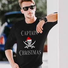captain christmas holiday pirate skull