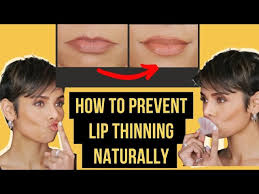 prevent lip thinning with lip exercises