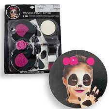 panda costume face paint kit halloween