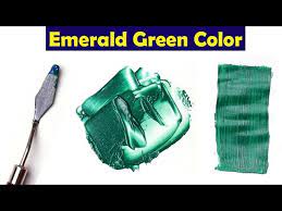 How To Make Emerald Green Color Mix