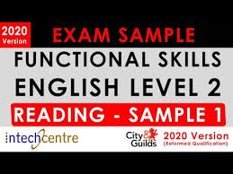 functional skills english level 2