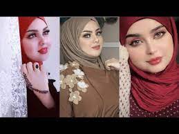 hijab style with perfect makeup