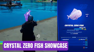 Where and how to catch zero point fish? New Crystal Zero Point Fish Location Showcase Fortnite Fish Collection Youtube