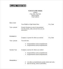 A pdf guarantees your resume will look the same on any screen or device. Free Resume Templates Blank Blank Freeresumetemplates Resume Templates Downloadable Resume Template Free Printable Resume Resume Template Free