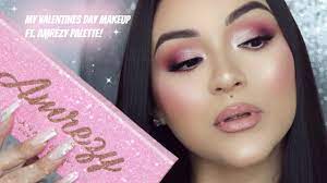 pink valentines day makeup ft amrezy