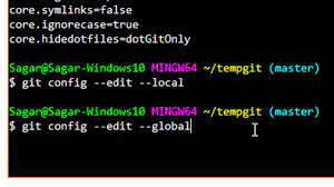 git configuration file locations in