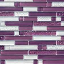 Purple Crystal Glass Mosaic With