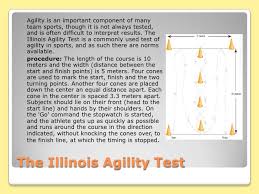 Adding the illinois agility run test to your fitness regime is a great way to keep track of your fitness levels. Fitness Powerpoint