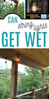 Can Outdoor String Lights Get Wet