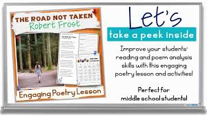 poetry lesson the road not taken by