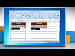 microsoft excel 2007 how to calculate
