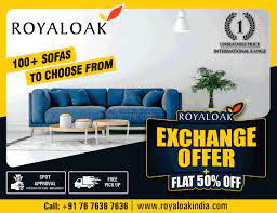 royaloak exchange offer flat 50 off ad