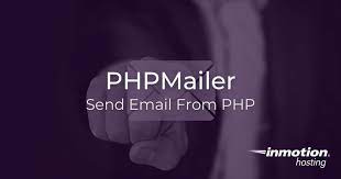 using phpmailer to send mail through