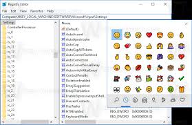 enable emoji picker in windows 10