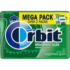 orbit spearmint sugarfree chewing gum