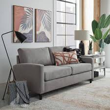 Slope Arm 2 Seater Sofa In Gray