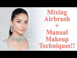 mixing airbrush manual makeup