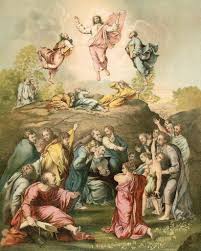 the transfiguration by raffaello sanzio