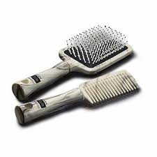 avon marble brush and comb set the