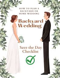 Backyard Wedding Checklist How To Plan