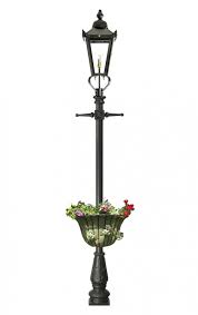 victorian garden lamp post with