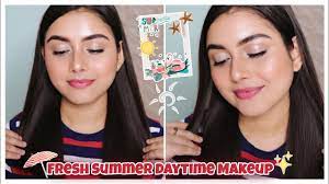 fresh summer daytime makeup tutorial