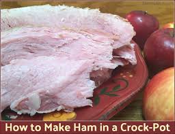 how to make ham in a crock pot an