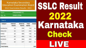 sslc result 2022 karnataka sslc