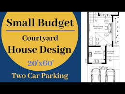 Courtyard House Design 20x60 House