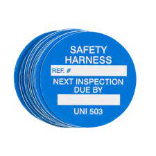 However, for frequently used equipment it is suggested that this is increased to at least every. Universal Tag Safety Harness Inserts Brady Part Uni Uni503 B Brady Bradyid Com