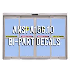 Automatic Door Decals And Stickers