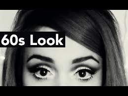 60s mod makeup look dolly eyes and