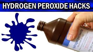 clean carpet with hydrogen peroxide