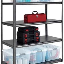 5 shelf heavy duty steel shelving unit