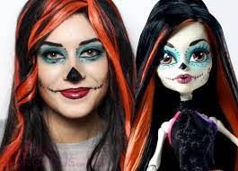 skelita calaveras monster high makeup