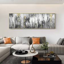 Extra Large Gold Grey Abstract Painting