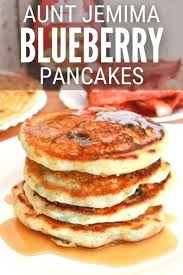 aunt jemima blueberry pancakes