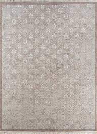 inde rose ivory hand knotted wool and