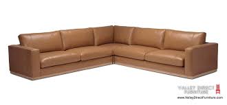 wells leather sectional living room