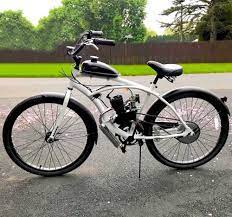 white widow motorized bike kit