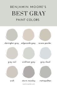 best benjamin moore gray paint colors