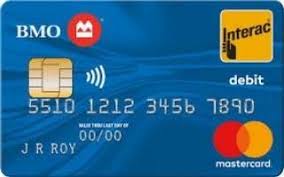 bmo debit card and debit mastercard