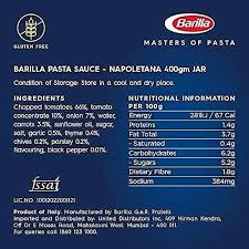 napoletanar italy barilla pasta sauce