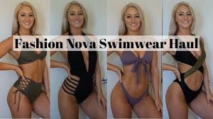 Fashion Nova Swimwear Haul Try On Review