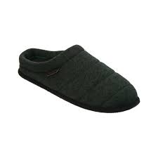 Mens Dearfoams Quilted Clog Slipper Size S M Forest Night