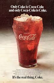 The opening scene has a glass labelled coca cola having ice and being filled with coca cola. It S The Real Thing Coca Cola Ad 1969 Debut Fonts In Use