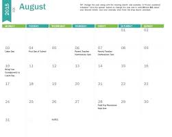 Free Academic Calendar Template 2015 16 Excel Year Voipersracing Co